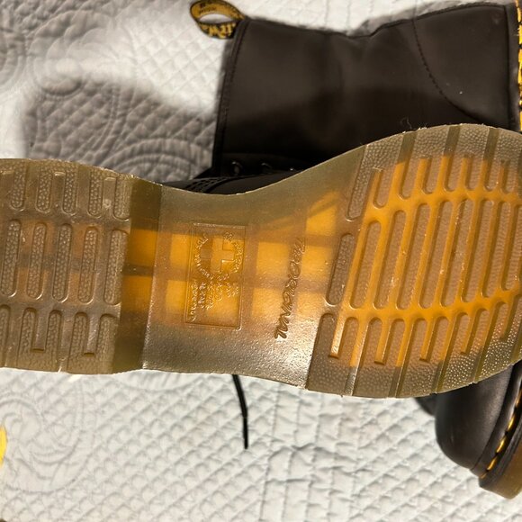 Dr Martens Floral Leather Lace Up Boots - Picture 4 of 5